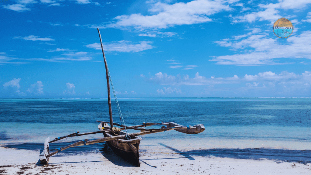 Bienvenue à Zanzibar plage sable blanc