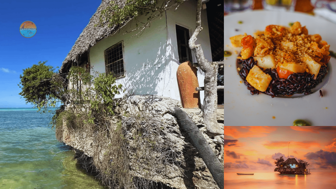 Manger The Rock Restaurant Zanzibar ZANZIGUIDE